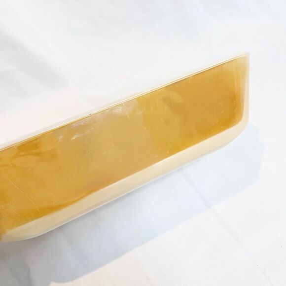 𝅺COPY - Peach Luster Anchor 7 Hocking Pyrex Baking Dish - Picture 2 of 8